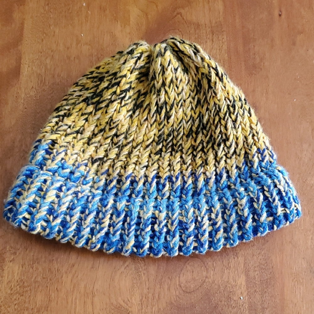 3/$15 Hand Knit Beanie Hat